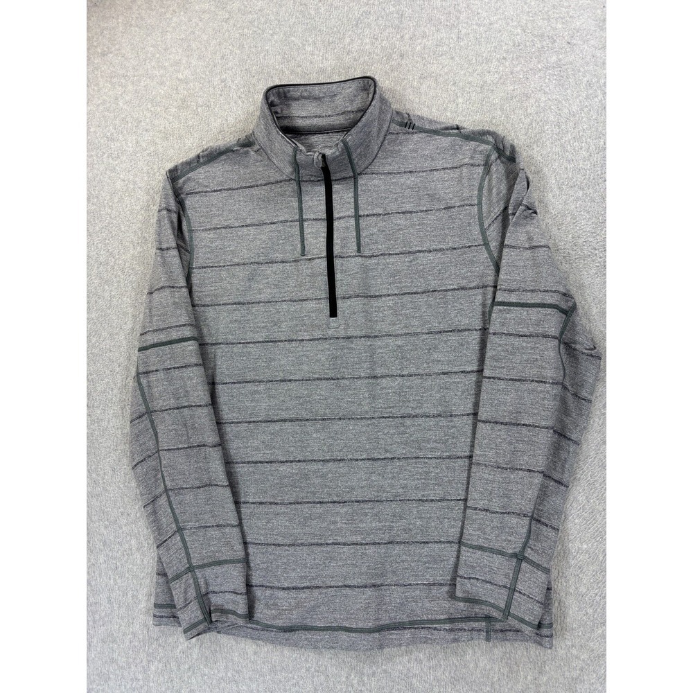 Lululemon‎ Athletica TECH Performance 1/2 Zip Pullover (Men's XL) Silver